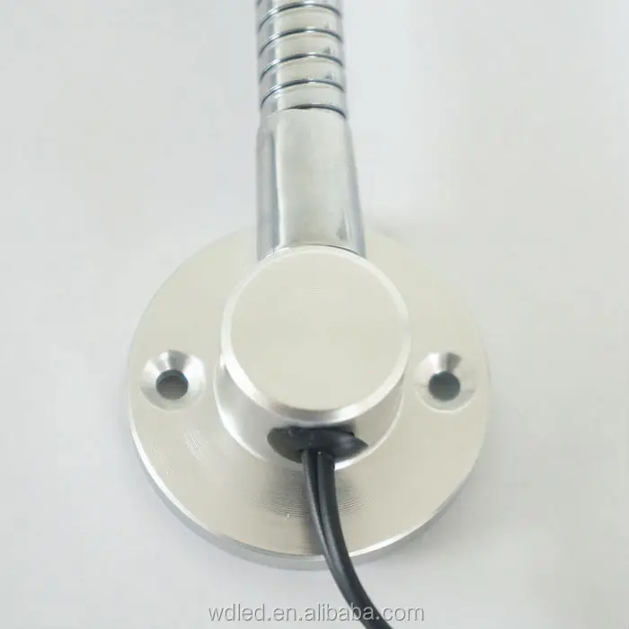 1*3W 85-265V gooseneck led table wall reading lamp with plug