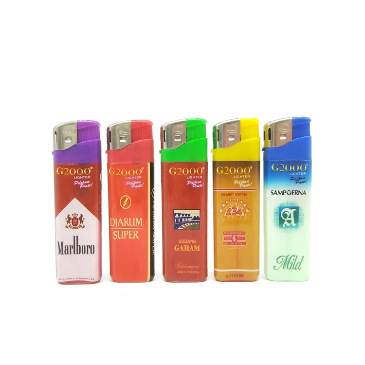 2022 Custom butane electric disposable cigarette lighter BAIDA