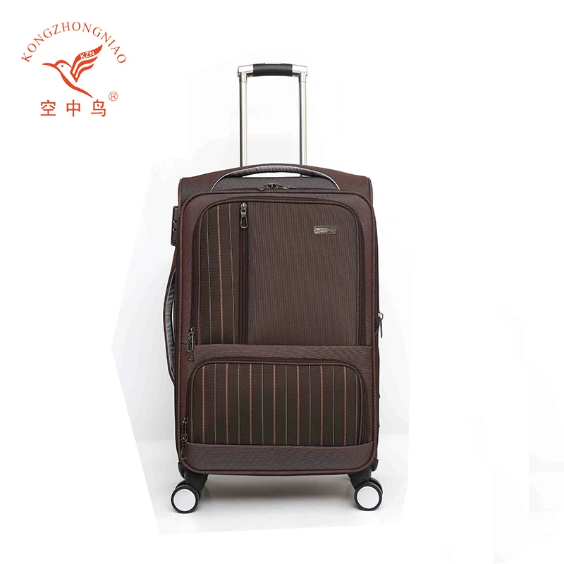 Wholesale Fashion  four spinner wheels expandable soft travel trolley luggae case suitcase bag sets
