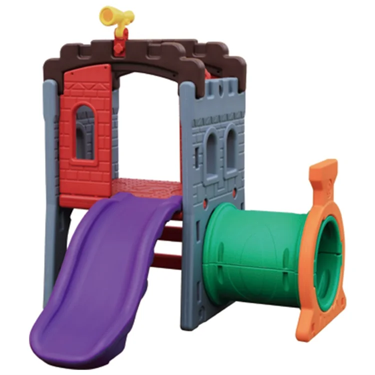 Hot Sale Kindergarten Children Plastic Slides Kids Outdoor Playground