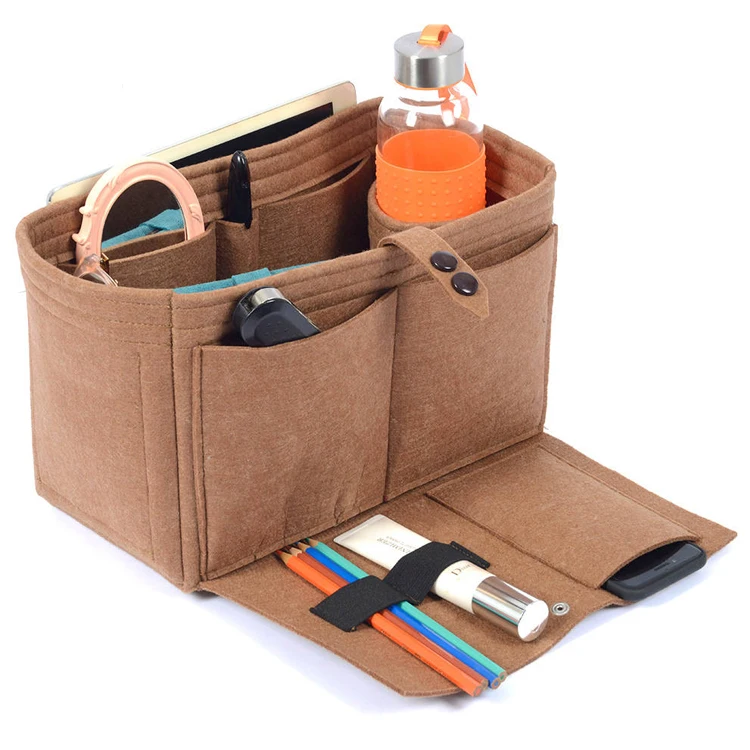 Felt Purse Insert, Personalized Waterproof felt handbag organizer