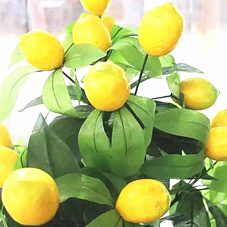 Simulation Lemon Tree For Decoration Factory Artificial Fruit Tree