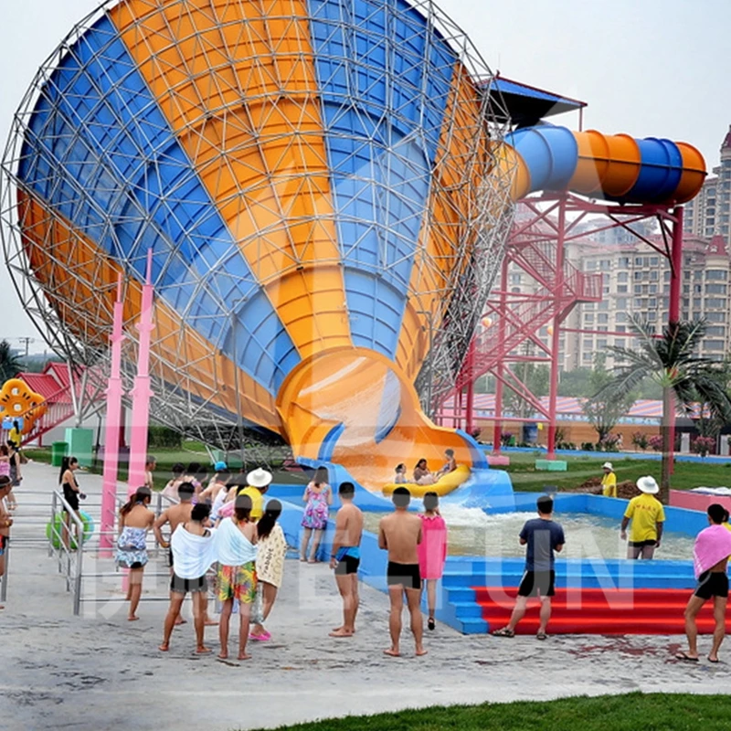 Shandong 100000 M2 аквапарк, стекловолоконная водная горка, оборудование для аквапарка