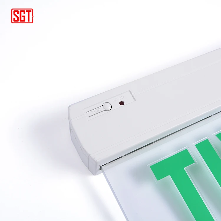 New design recessed emergency exit light led acrylic exit sign