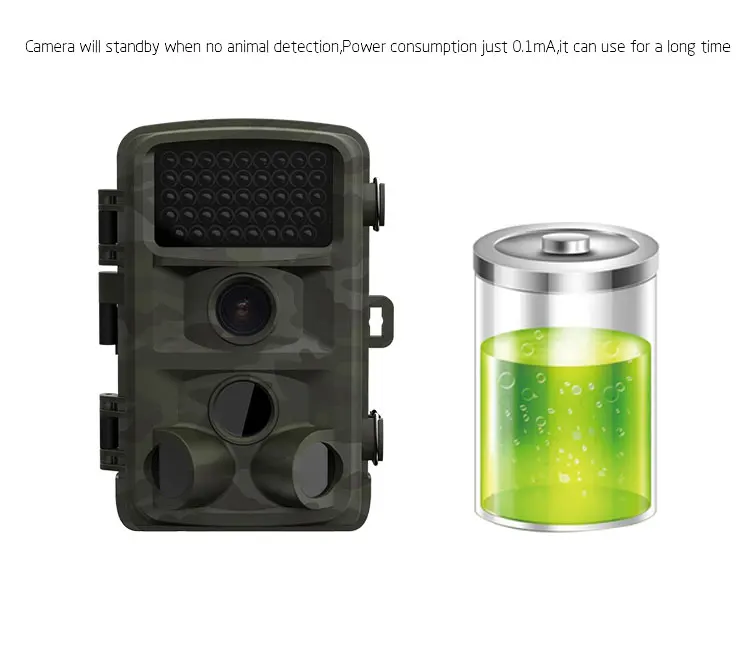 DL-2 night vision 12MP 1080P mini infrared IR digital wildlife game  trail hunting camera