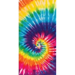 Tie-dye Beach Towel Woven Microfiber Fabric Square Adults Hand Towel Plain Dyed Sea Free Quick-dry,light Weight CN;JIA
