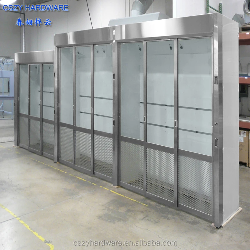 Laboratory Stainless Steel Walk in Fume Cupboard Price With Water Valve
