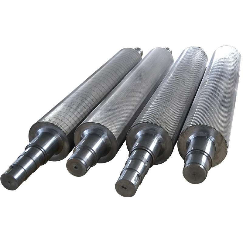 High quality A B C E alloy chromium plating corrugated roller for single-sided machine