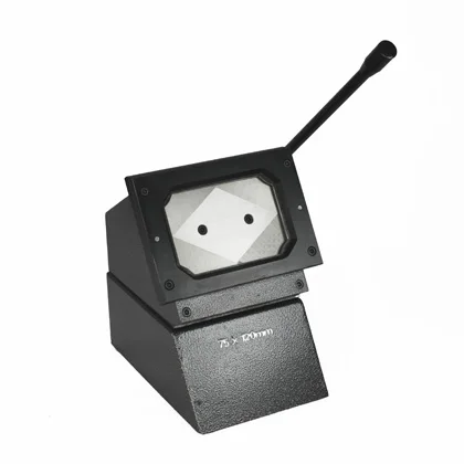Customized 50x90mm Button Badge Stand Paper Cutter