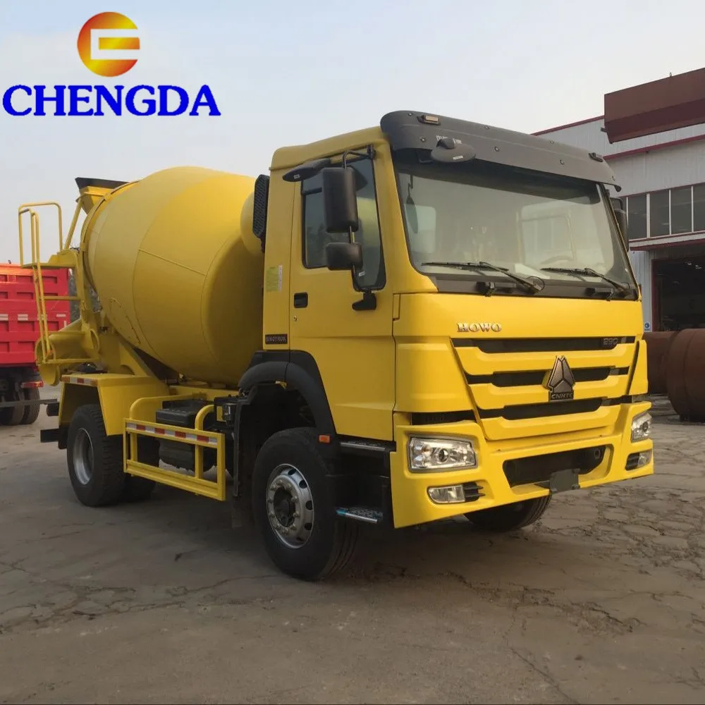 Б/у SINOTRUCK HOWO 4x2 4 5 6cbm Бетономешалка для продажи
