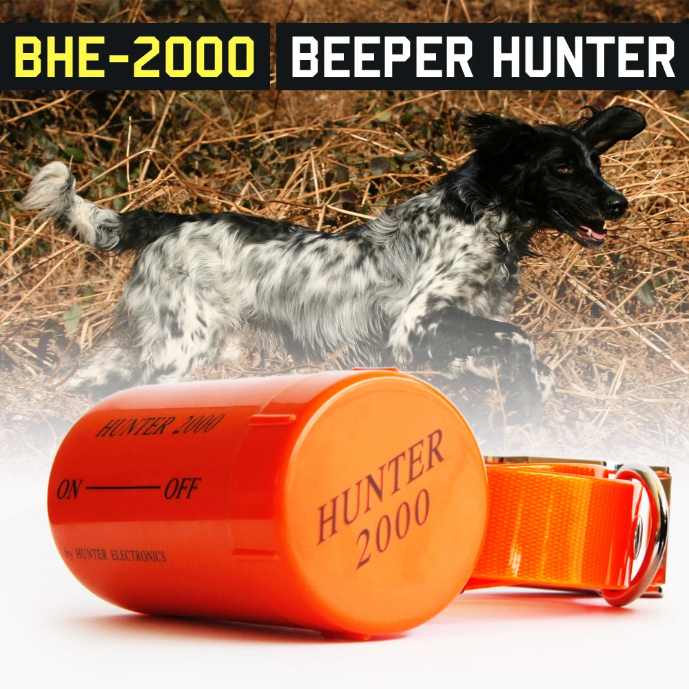 WATERPROOF DOG BEEPER HUNTER 2000 HUNTING DOG BEEPER COLLAR DOG BEEPR for HUNTING