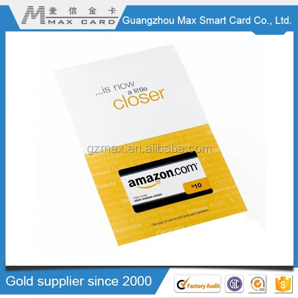 Recharge gift card/supermarket gilf card best sales products in China