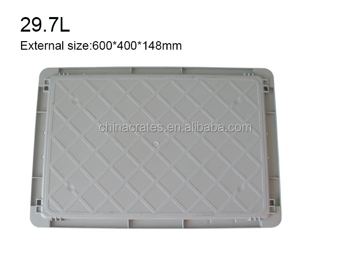 QS Wholesale Euro Heavy Duty Stackable Plastic Crate Buy Stock Parts Tote Custom Bins for Sale Storage Bins for Warehouse