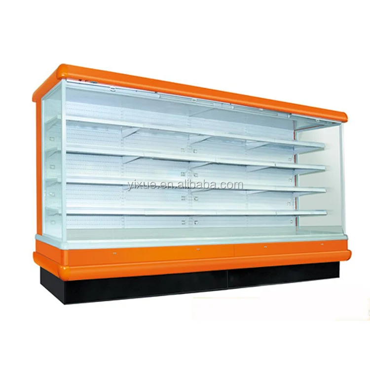 supermarket display chiller philippines with multideck for fruit and vegetable/supermarket island chiller for beverage