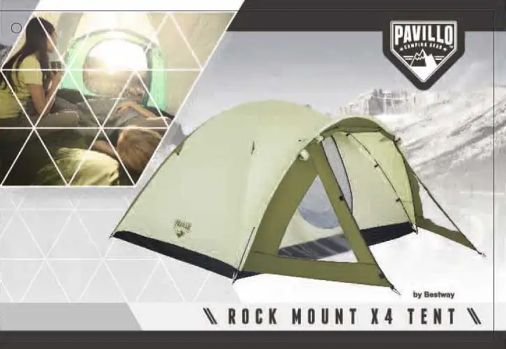 Bestway 68014 durable outdoor camping tent 1-2 person easy set travel hiking tents