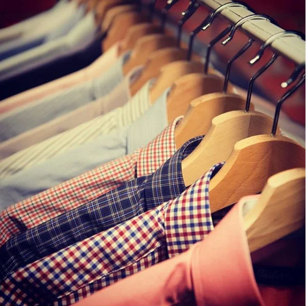 Мужская классическая рубашка из 100% хлопка с длинными рукавами