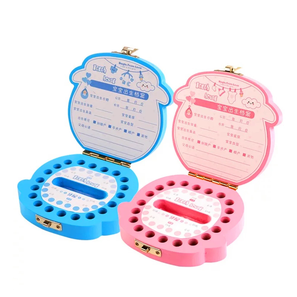 Wholesale Baby Fairy First Tooth Box Wooden