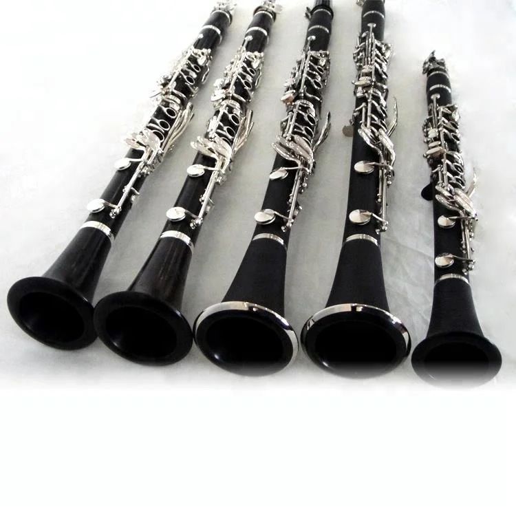 Musical instrument Nickel plated Bb tone ABS body clarinet
