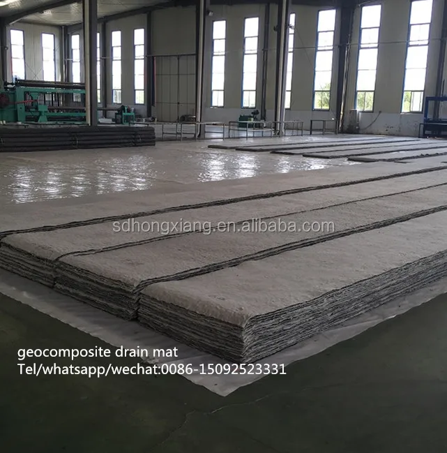 
geocomposite drain mat for landfill drainage 