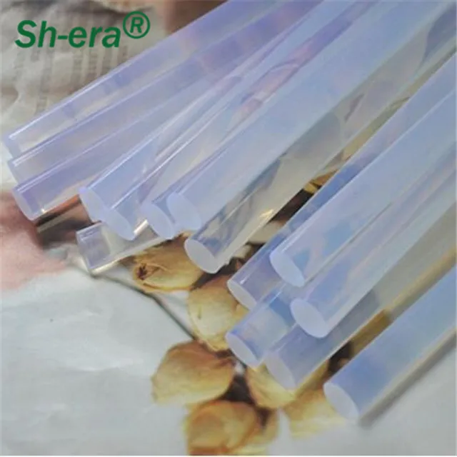 
White Color 11 mm EVA hot melt glue sticks for food packing and handicraft 