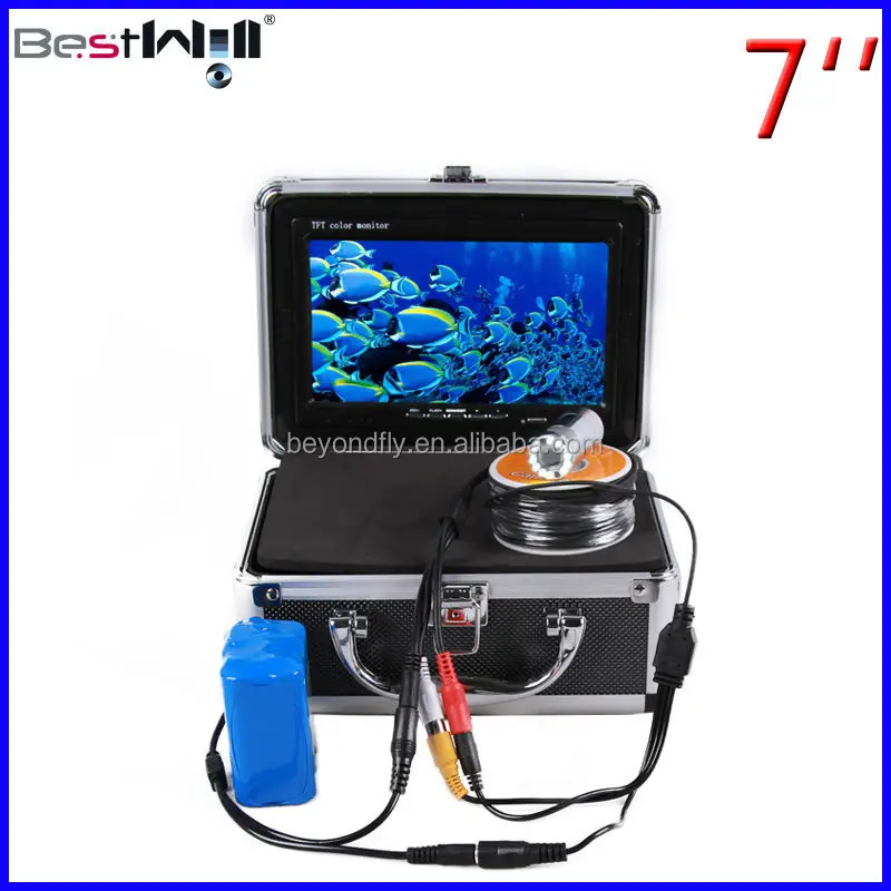 
HD 1000 TVL Underwater Ice Fishin Camera Fish Finder Diving Camera with DVR CR110-7LG with 15 - 30 meters super strong cable 