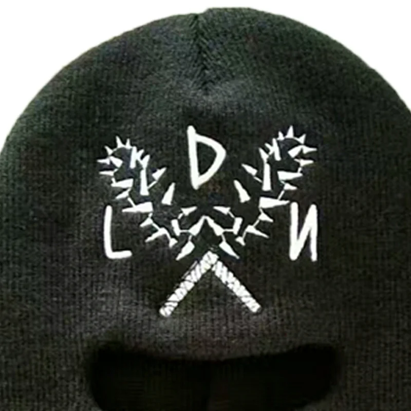 
Black Balaclava Mask 3 Holes Winter Sas Style Army Beanie Hat,Custom Acrylic Ski Face Mask Beanie 