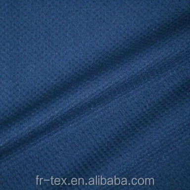 Polyester Sport Shirts Clothing Fabric Breathable Hexagonal Coolmax Fabric For Basketball Tops and Shorts