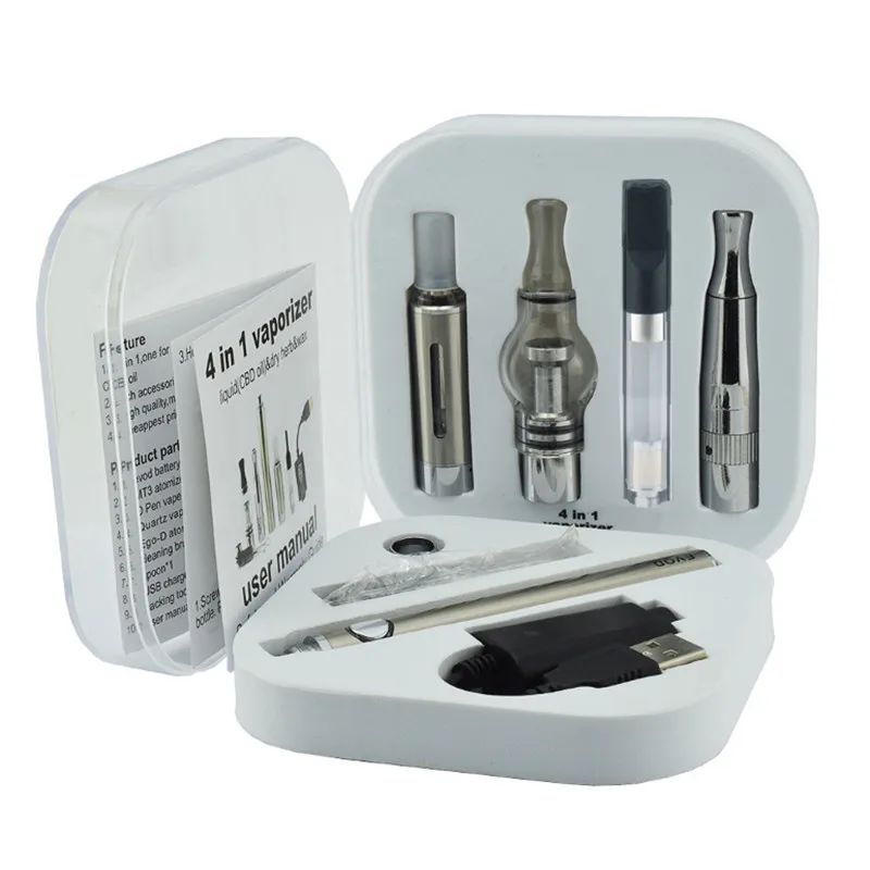 
4 in 1 vaporizer mini dry herb vape pen starter kit 