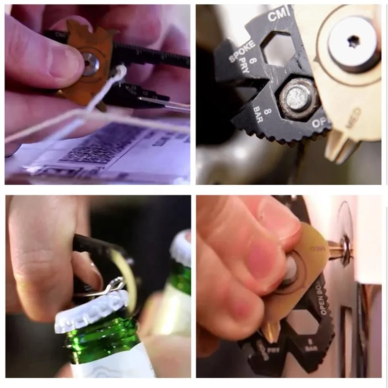 Hot selling new Outdoor Multipurpose Mini Gadget Climbing Carabiner Keychain for camping hiking travel