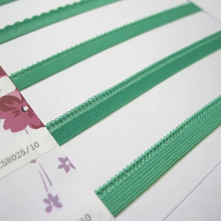 Narrow soft feel picot bra elastic tape bra elastic ribbon