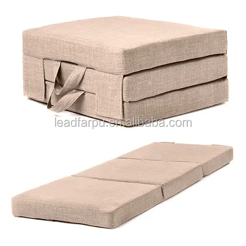Folding up Guest Mattress Foam Bed Sofa Bed Home Furniture Modern Customized 100% Polyester Single & Double Sizes Medium