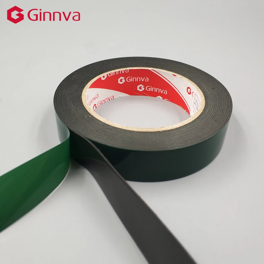 1mm thick black double sided foam adhesive tape