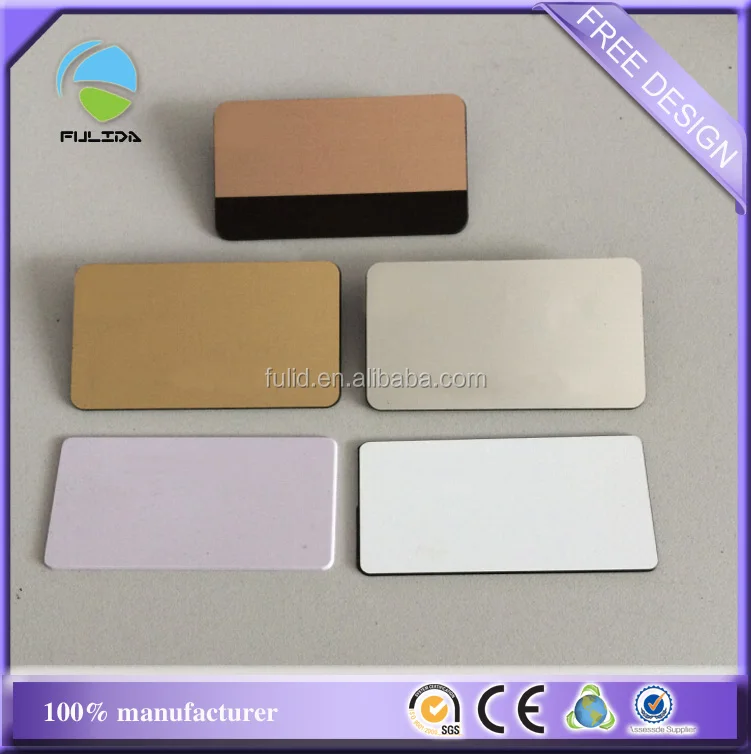 Blank ABS Plastic Pin Magnet Name Badge Gold Rose Silver