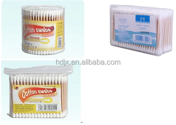 
One line automatic Cotton Bud Machine with dry and packing 