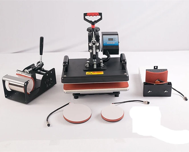 8 In 1 Combo Heat Press Machine coffee Magic Mug Cup clothes T shirt Printing Machine 8 1 Sublimation Machine Price