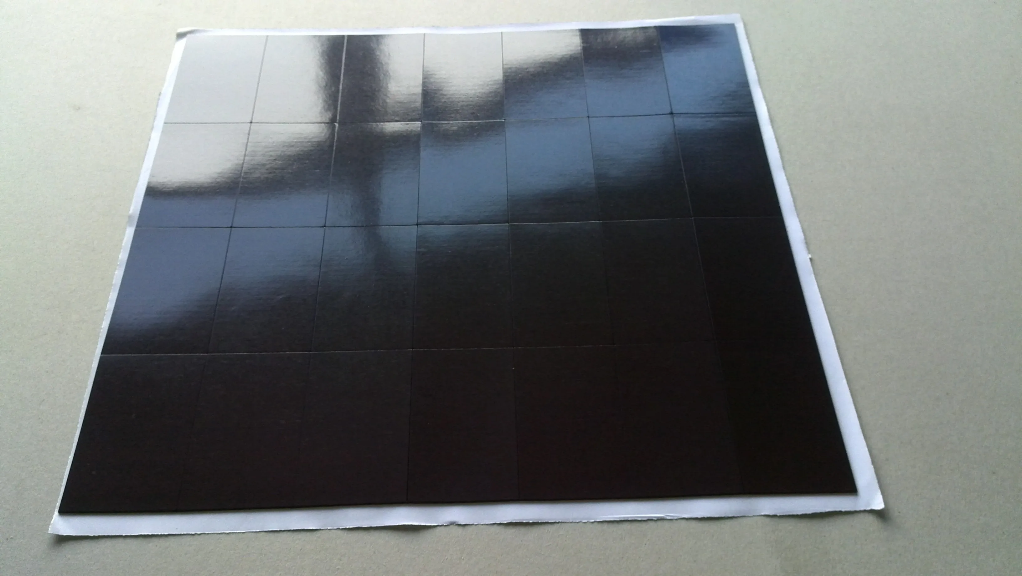 customized size shape promotional isotropic Flexible Rubber Magnetic Vinyl Sheet magnet strip with adhesive