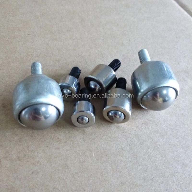 Spring Clip Lock Ball Transfer Unit with Stainless Steel 1 Inch Ball Bearing Roller Caster Wheel/metal Ball Transfer Unit