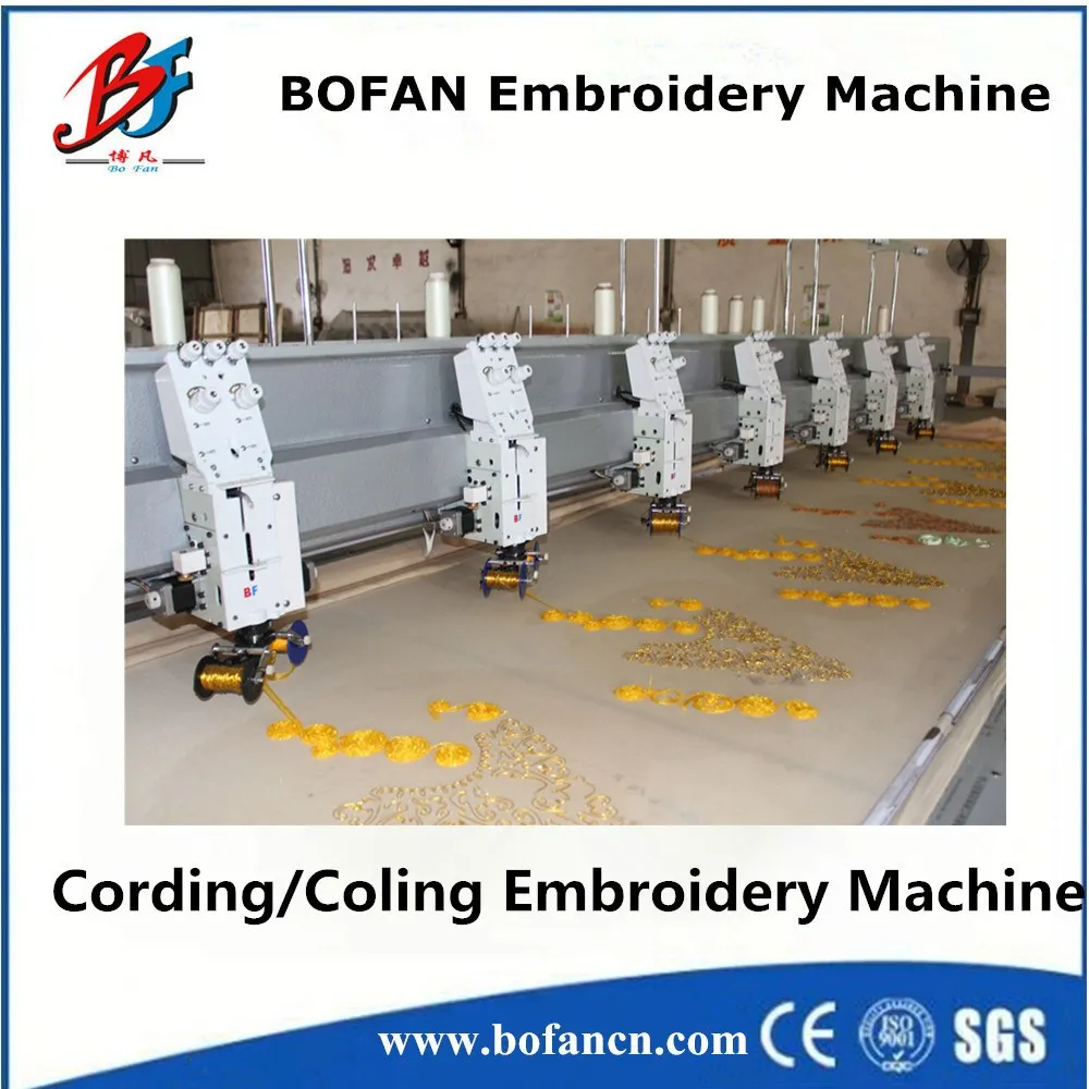 Bofan согласно намотки лентой устройство компьютеризированная вышивальная машина для продажи
