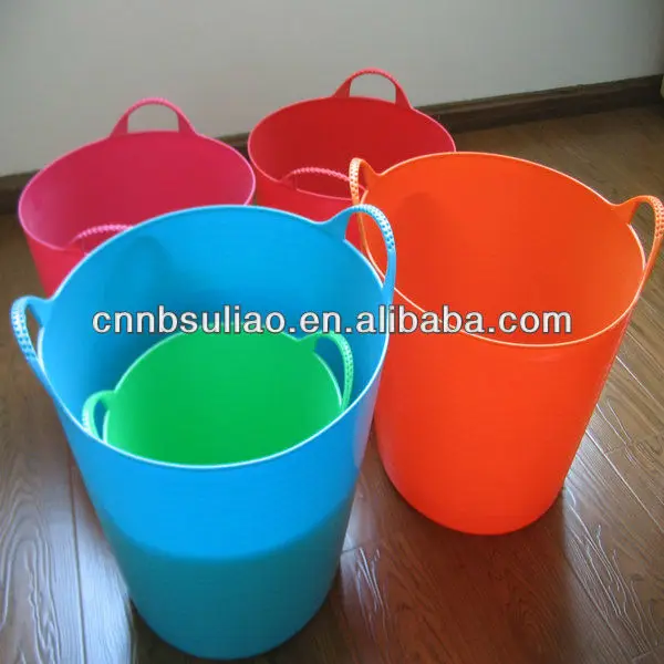 plastic plastic water bucket