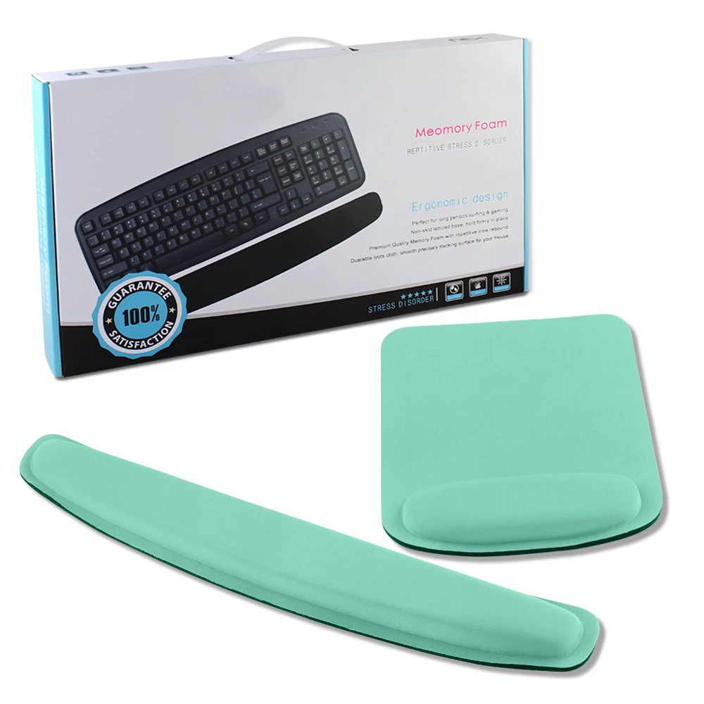 Mouse Pad with Keyboard Wrist Rest Support Comfortably Memory 3d sublimation Customized custom gaming mousepad Foam mouse pad