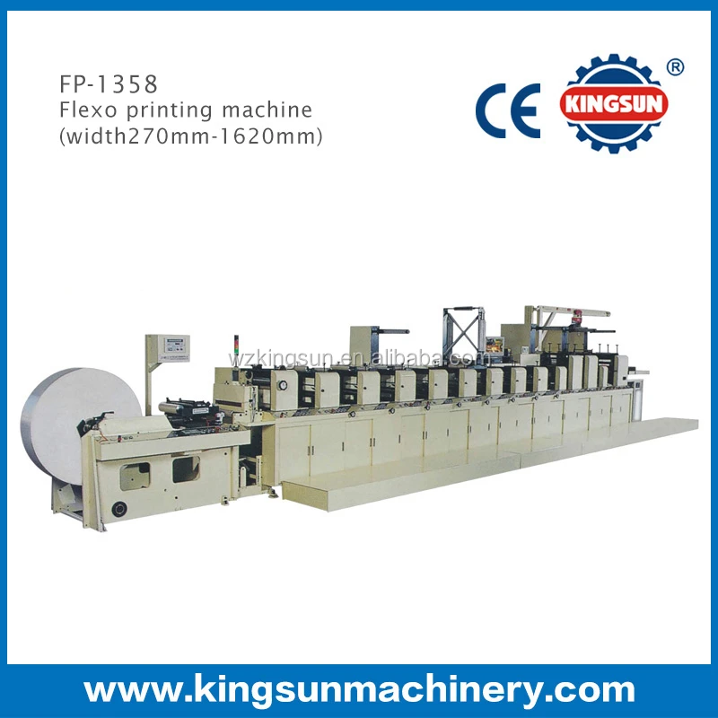 FP-1358 Series High Speed Web Flexo Label Printing Press