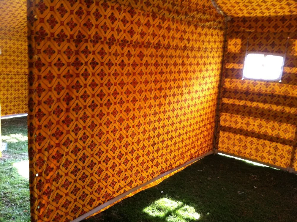 Traditional Arabic Luxury Canvas Outdoor Desert Camping Tent Arabian Black & White Stripe Customized Tents