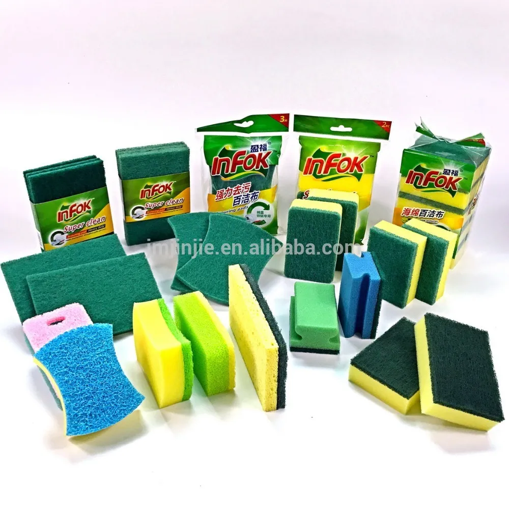 Превосходное качество, индивидуальные небольшие губчатые скруббер, чистящие прокладки
