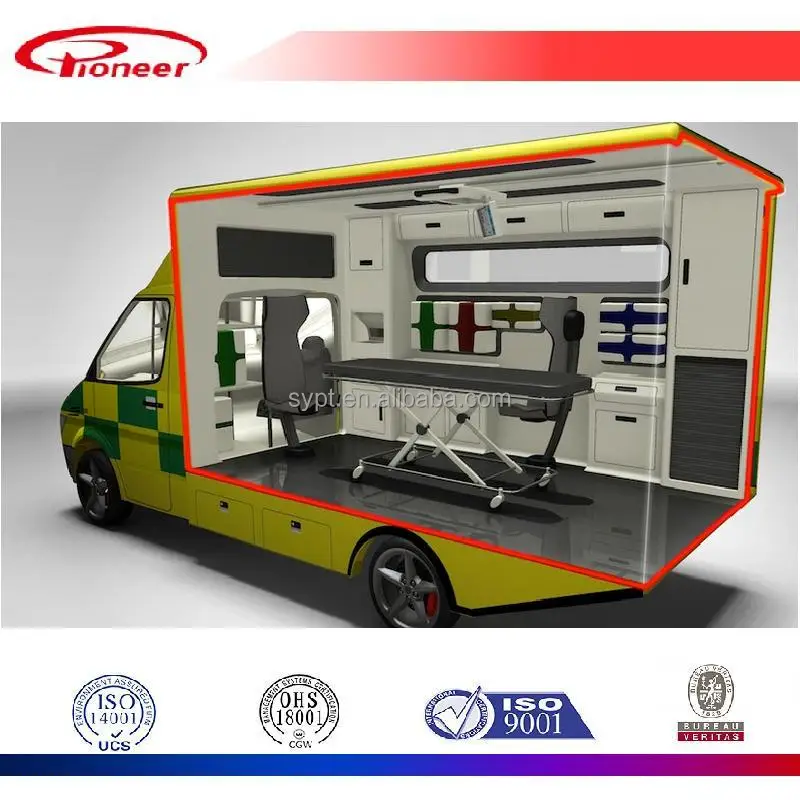 transit ambulance conversion cabinets and parts