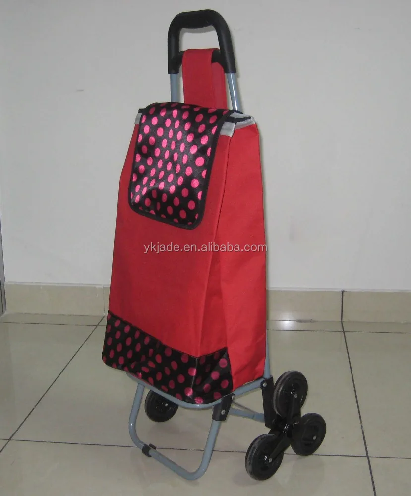 Trolley bag parts large capacity 6 wheels shopping trolley cart for climbing stairs on alibaba YK-Jade