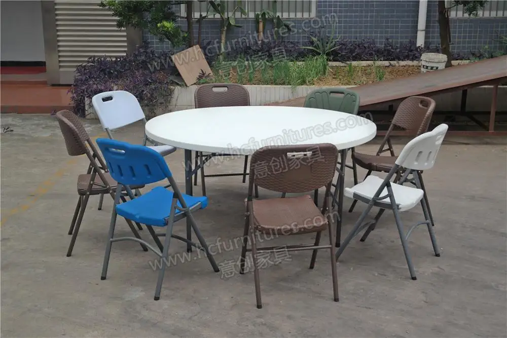 Plastic foldable high top cocktail tables