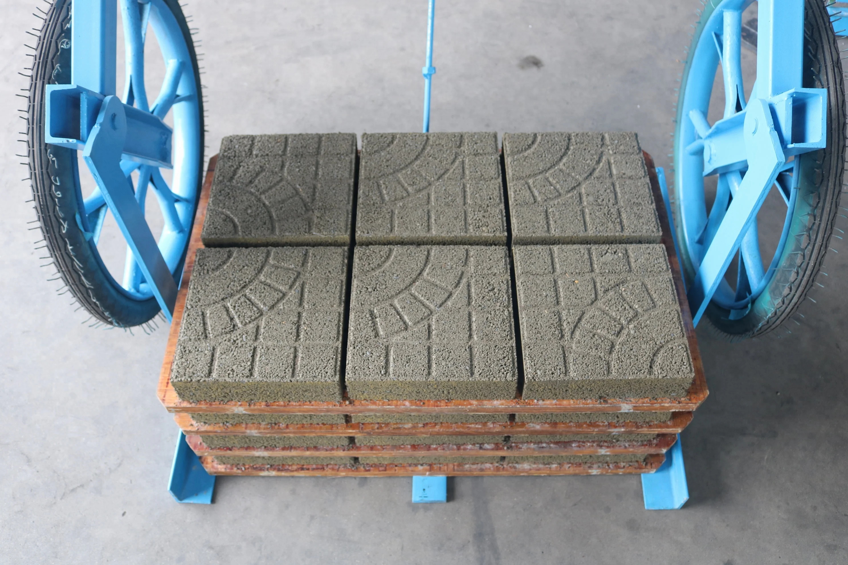 Qtj4-25 Interlocking Concrete Brick Mold Hollow Block Moulds
