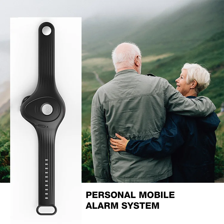 EV07B Elderly Pendant Senior Alarm SOS 4G LTE Alzheimer GPS Bracelet for The Elderly