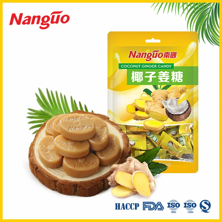 Wholesale fresh ginger coconut sweet confectionery manufacturer in China