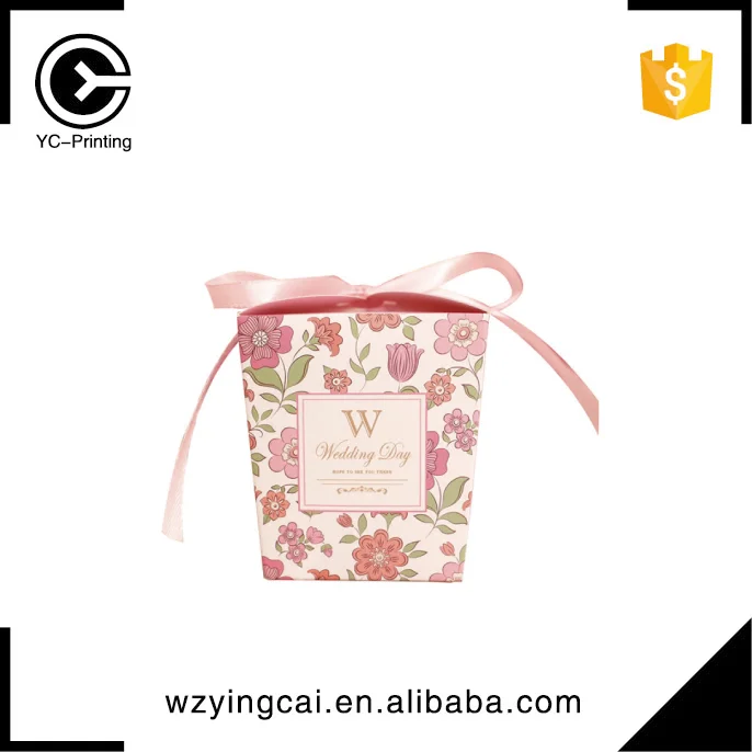 
Wedding sweet design candy luxury customized printed child paper gackaging box 